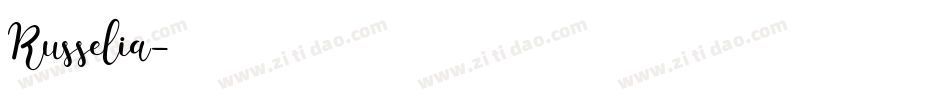 Russelia字体转换