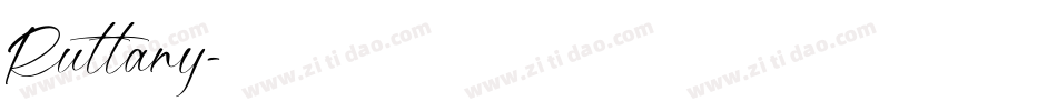 Ruttany字体转换