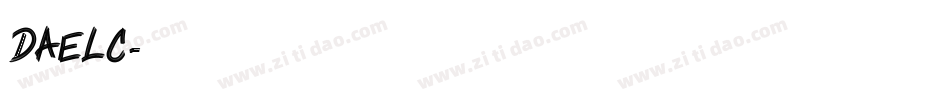 DAELC字体转换