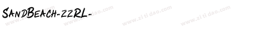 SandBeach-zzRL字体转换