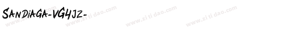 Sandiaga-VG4jz字体转换
