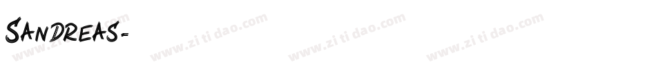 Sandreas字体转换