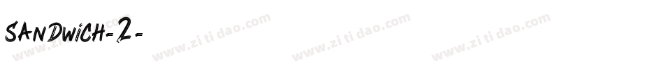 sandwich-2字体转换