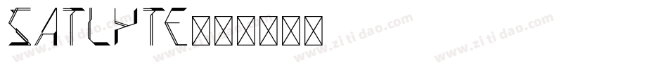 SATLYTE字体转换