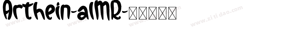 Arthein-alMR字体转换