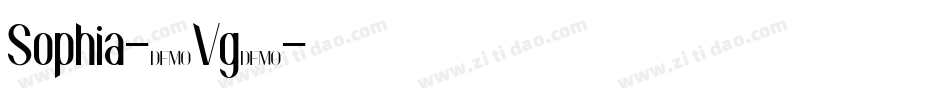 Sophia-9Vg0字体转换