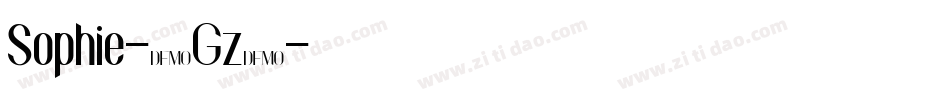 Sophie-1Gz2字体转换