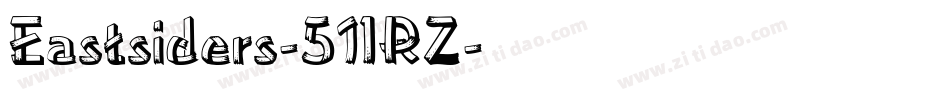 Eastsiders-51lRZ字体转换