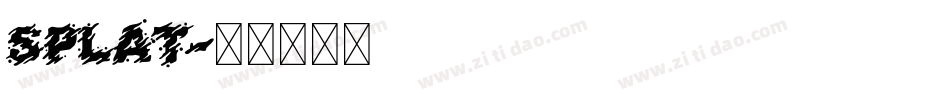 SPLAT字体转换