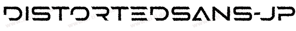 DistortedSans-jPW7字体转换