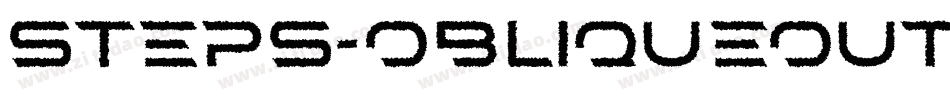 STEPS-ObliqueOutline字体转换