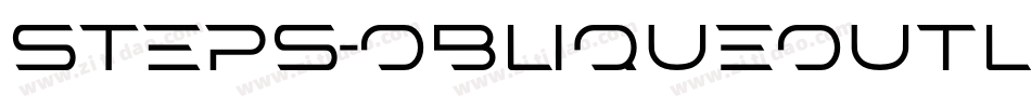 STEPS-ObliqueOutline字体转换
