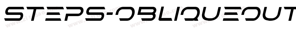 STEPS-ObliqueOutline字体转换