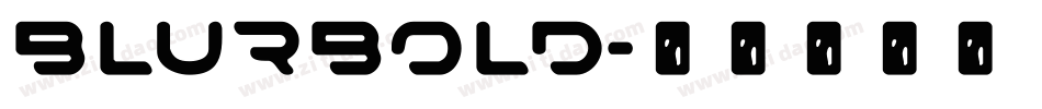 BlurBold字体转换