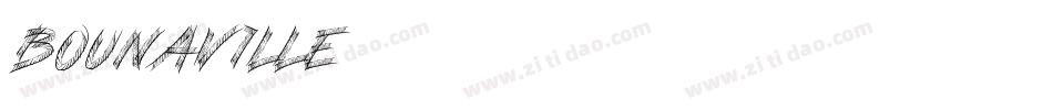 Bounaville字体转换