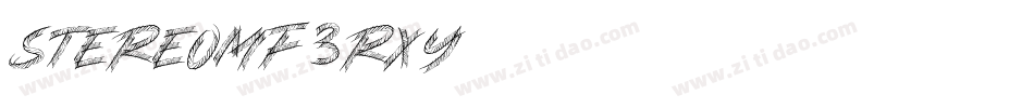 StereoMf-3Rxy字体转换