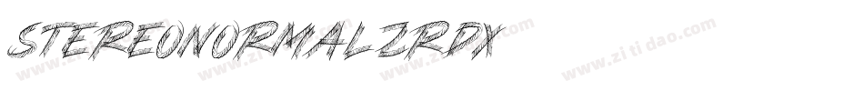StereoNormal-zrDX字体转换