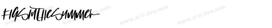 FigsintheSummer字体转换