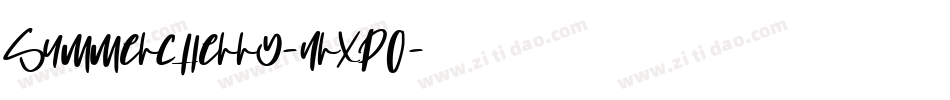 SummerCherry-nRxP0字体转换