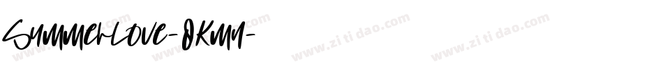 SummerLove-8KMn字体转换