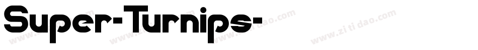 Super-Turnips字体转换