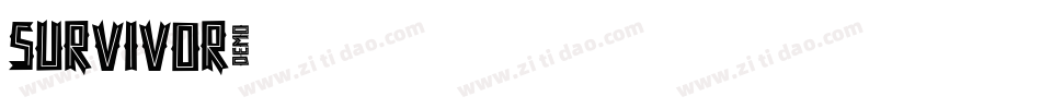 SURVIVOR字体转换
