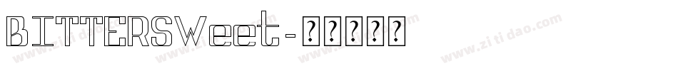 BITTERSWeet字体转换