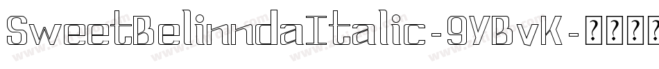 SweetBelinndaItalic-9YBvK字体转换