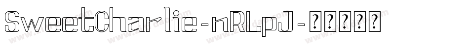 SweetCharlie-nRLpJ字体转换