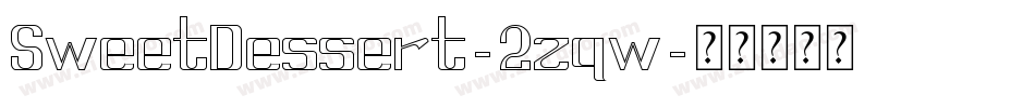 SweetDessert-2zqw字体转换