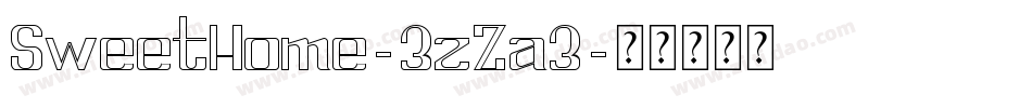 SweetHome-3zZa3字体转换