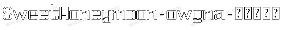 SweetHoneymoon-owgna字体转换