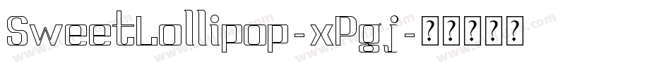 SweetLollipop-xPgj字体转换