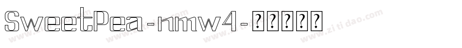 SweetPea-nmw4字体转换