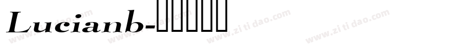 Lucianb字体转换