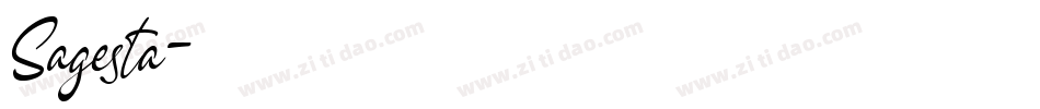 Sagesta字体转换