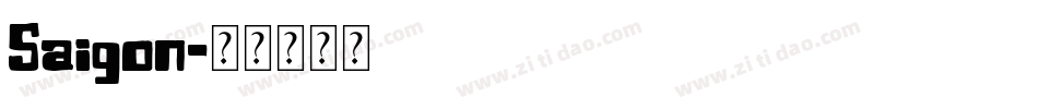 Saigon字体转换
