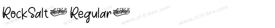 RockSalt-Regular字体转换