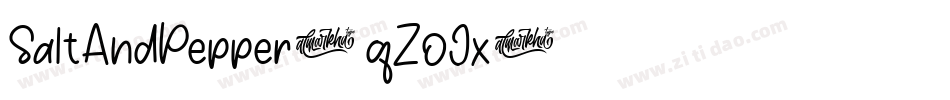 SaltAndPepper-qZ0Jx字体转换