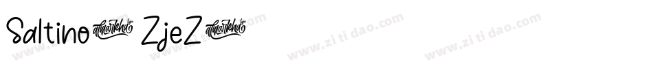 Saltino-ZjeZ字体转换