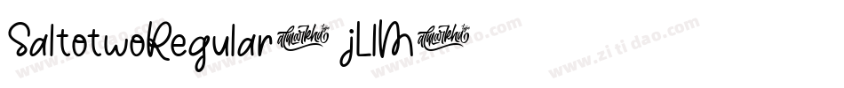 SaltotwoRegular-jLlM字体转换