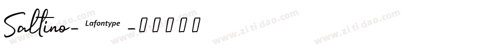 Saltino-2字体转换
