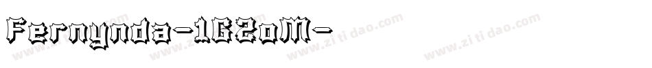 Fernynda-1G2oM字体转换