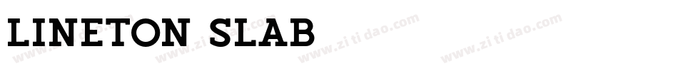 Lineton-Slab字体转换