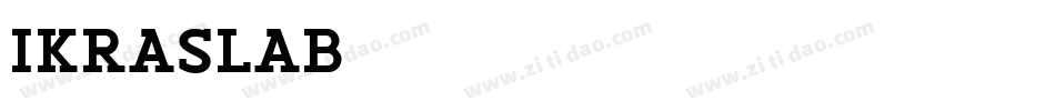 IkraSlab字体转换