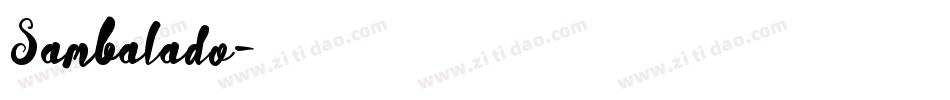 Sambalado字体转换