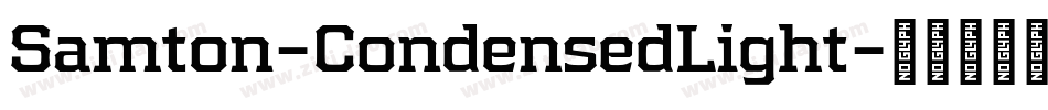 Samton-CondensedLight字体转换
