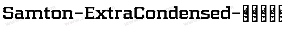 Samton-ExtraCondensed字体转换