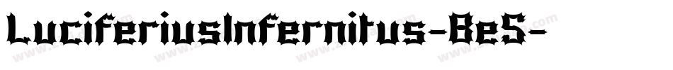 LuciferiusInfernitus-Be5字体转换
