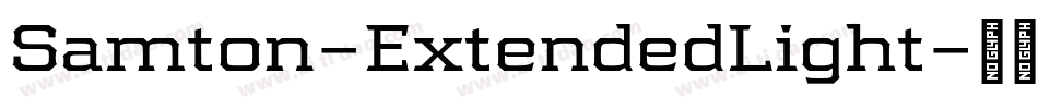 Samton-ExtendedLight字体转换
